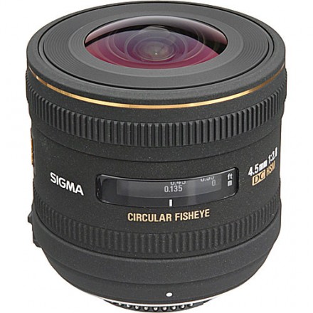 Объектив SIGMA AF 4,5mm f/2,8 EX DC Circular Fisheye HSM Nikon Объектив SIGMA AF 4,5mm f/2,8 EX DC Circular Fisheye HSM Nikon